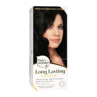 Hairwonder by Hennaplus Dlouhotrvající barva ČERNÁ 1