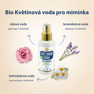 PURITY VISION Bio Květinová voda pro miminka 100 ml