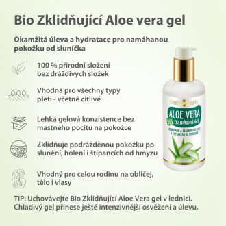 PURITY VISION Bio Zklidňující Aloe vera gel 50 ml