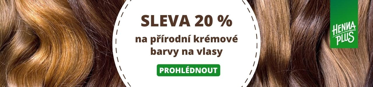krémové barvy na vlasy 20 % sleva hennaplus - Organictime.cz