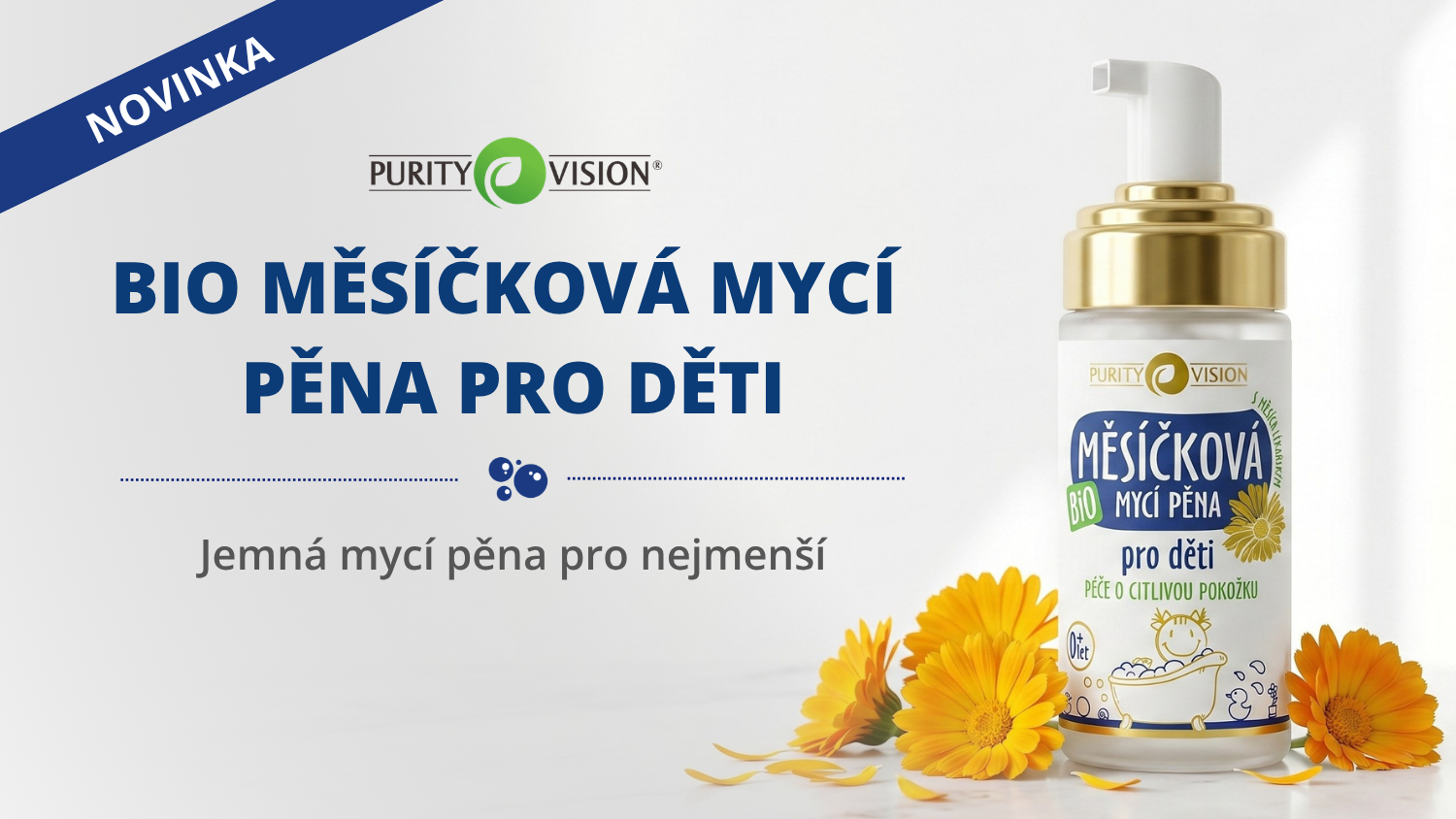 přírodní mycí pěna pro miminka