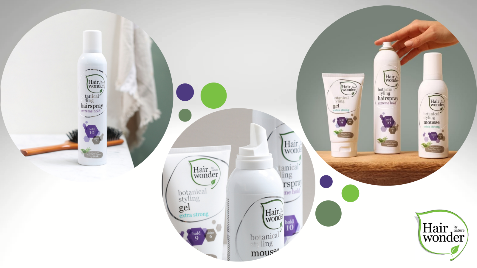 stylingové produkty od Hairwonder