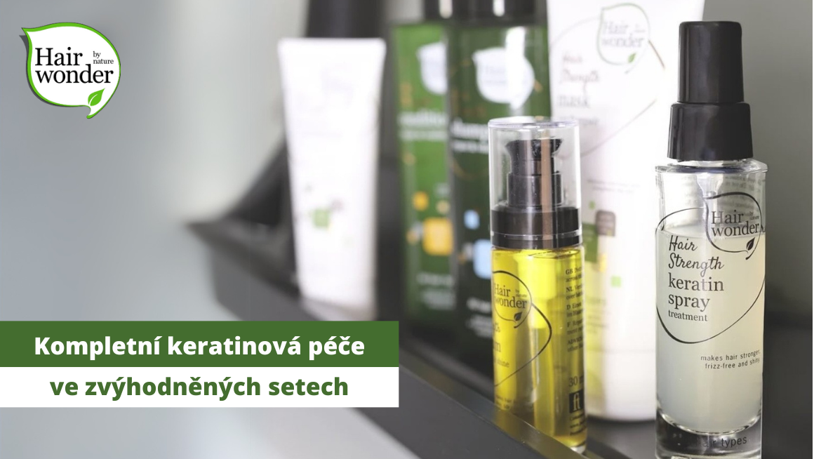 Přírodní vlasová péče s aktivním keratinem v akci
