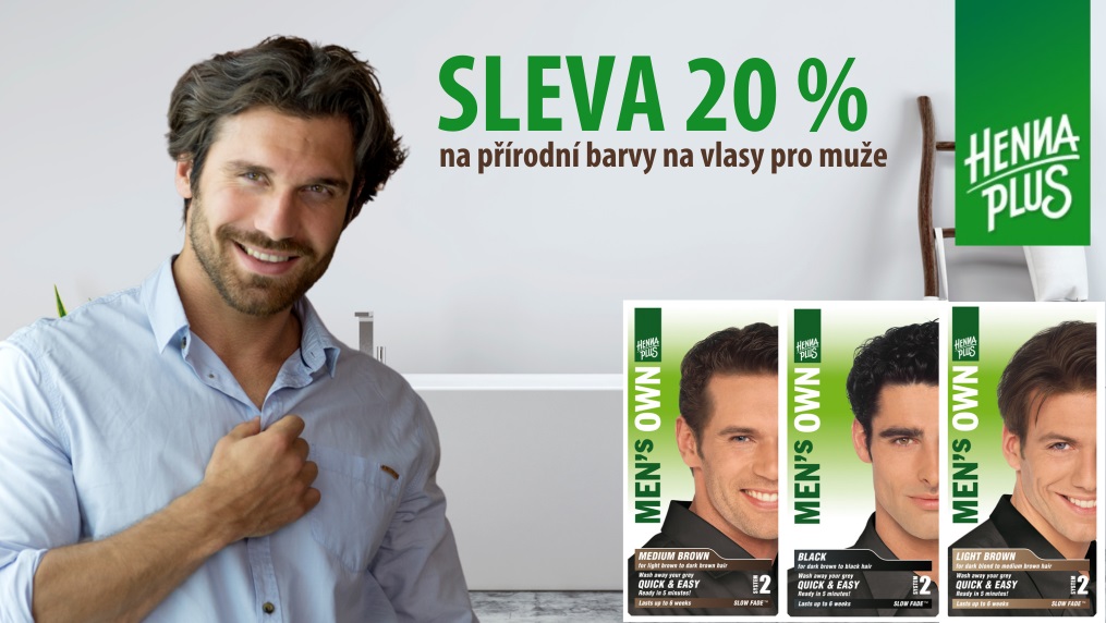 přírodní barvy HENNAPLUS pro muže