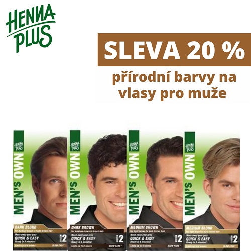 Hennaplus Přírodní barva na vlasy pro muže
