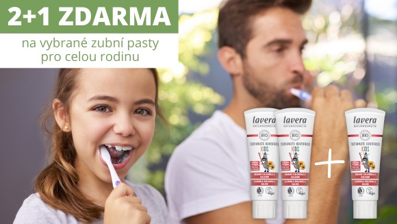 přírodní zubní pasty lavera